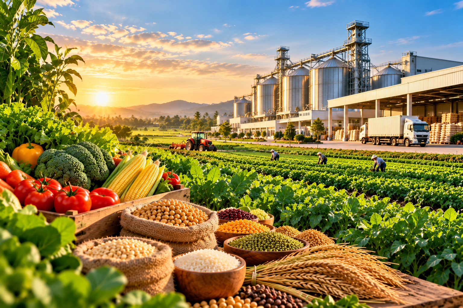 Agricultural produce and modern agri-business operations
